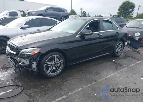 2020 Mercedes-Benz C 300 4Matic из США, поврежденный, VIN 55SWF8EB4LU329810